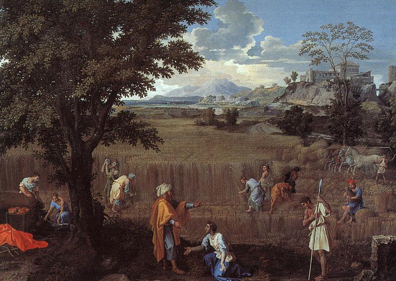 Nicolas Poussin The Summer  Ruth and Boaz